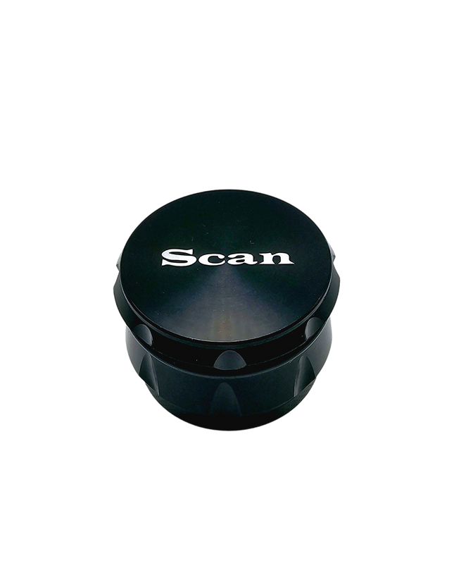 scan-black-aluminium-grinder-weed-smoking-accessory-maple-ridge-langley-vape-smoke-shop-hootz