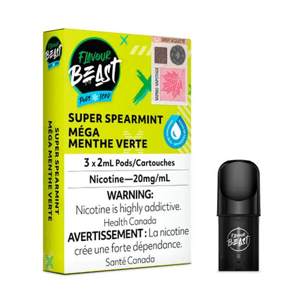 Flavour Beast Pods - Super Spearmint Iced - Hootz