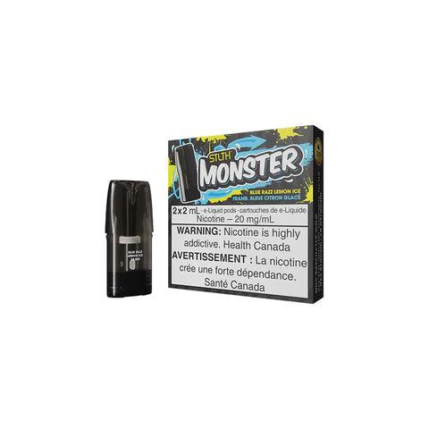 STLTH Monster Pods - Blue Razz Lemon Ice - Hootz