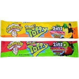 Warheads Tropical Sour Taffy 42g - Hootz