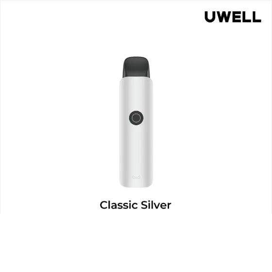 uwell-caliburn-g4-classic-silver-pod-system-vaporizer-device-refillable-vape-shop-langley-maple-ridge-hootz