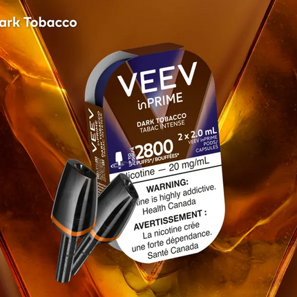 VEEV inPrime Pods - Dark Tobacco 20mg