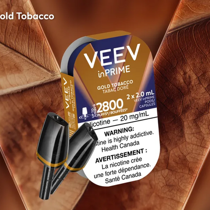 VEEV inPrime Pods - Gold Tobacco 20mg