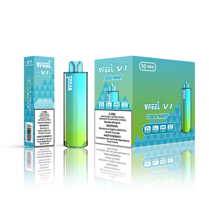 vfeel-cool-mint-ice-6000-puffs-disposable-intense-20mg-50mg-salt-nic-high-nicotine-maple-ridge-langley-vape-shop-hootz