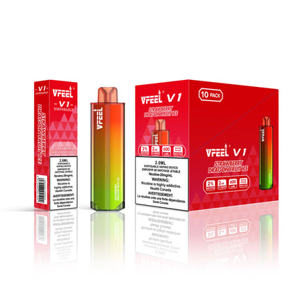 vfeel-strawberry-dragon-fruit-ice-6000-puffs-disposable-intense-20mg-50mg-salt-nic-high-nicotine-maple-ridge-langley-vape-shop-hootz