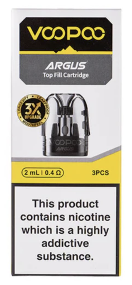 Voopoo Argus Replacement Pods 0.4 Ohm