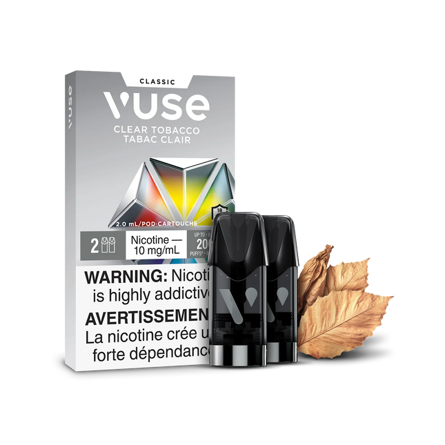 VUSE Pods - Clear Tobacco 10mg