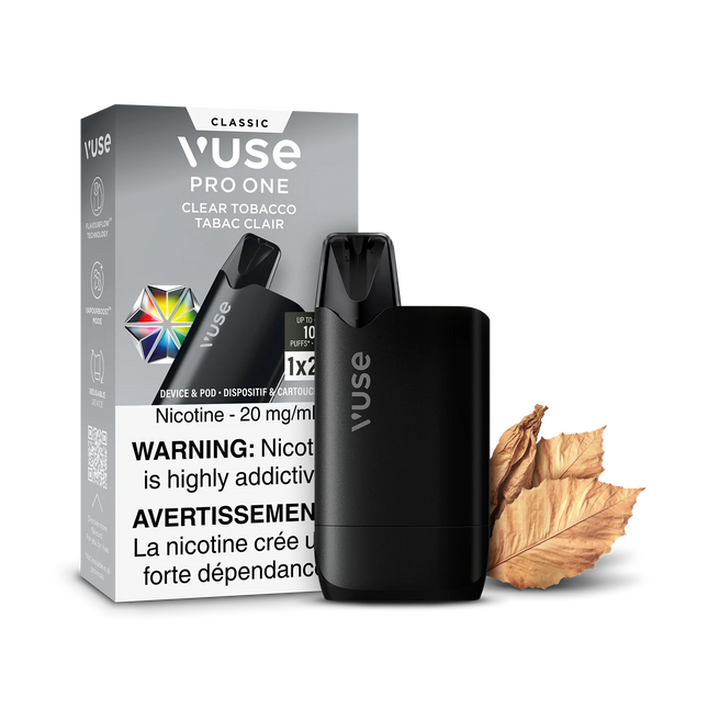 vuse-pro-one-device-clear-tobacco-vape-pod-20mg-maple-ridge-langley-vape-shop-hootz