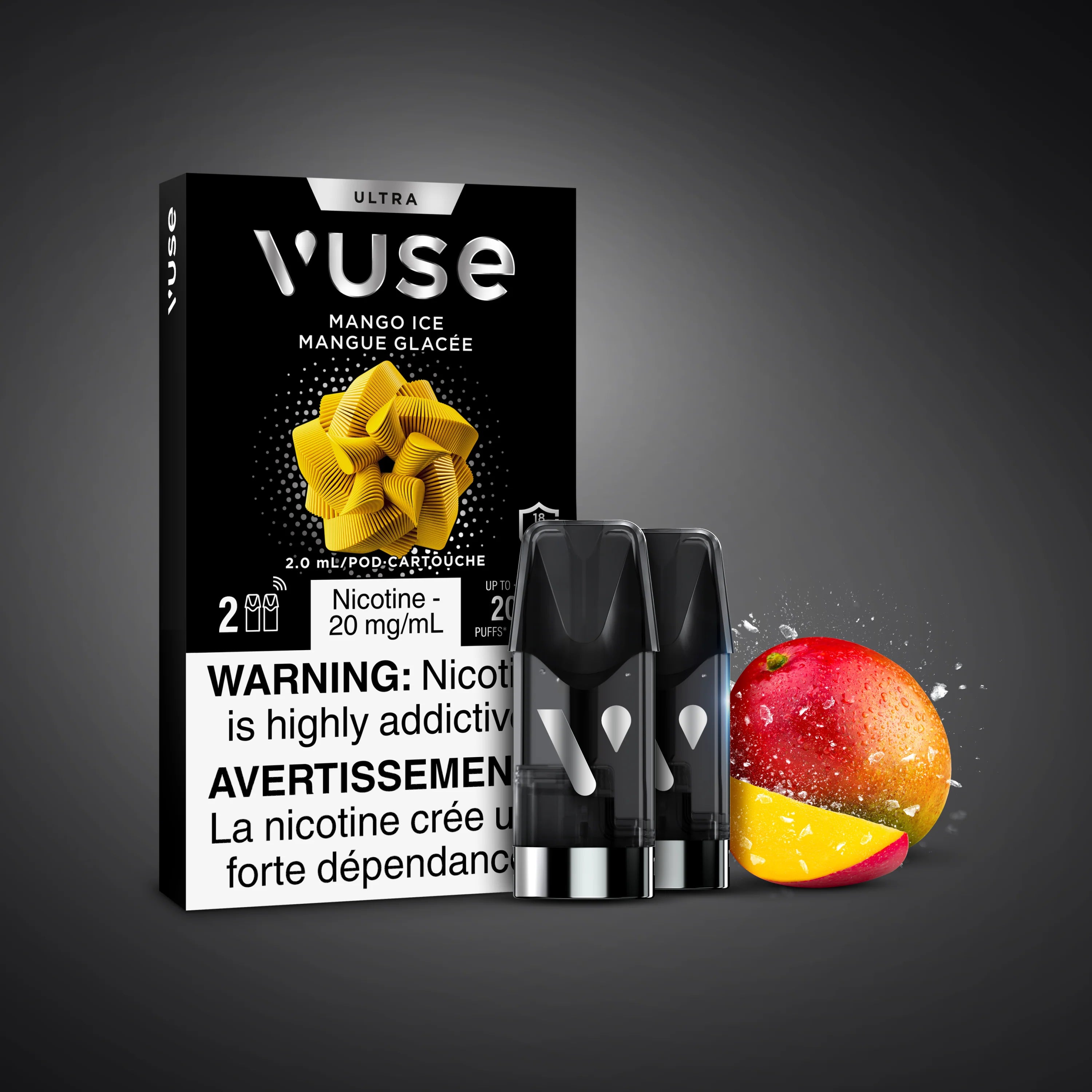 VUSE Ultra Pods - Mango Ice 20mg Hootz VUSE Ultra Pods - Mango Ice 20mg Hootz