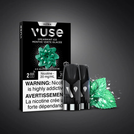 vuse-ultra-vape-pod-spearmint-ice-20mg-smooth-less-sweet-maple-ridge-langley-vape-shop-hootz