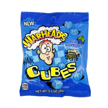Warheads Cubes - Blue Raspberry 99g - Hootz