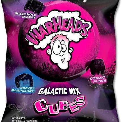 Warheads Galactic Mix Cubes - Black Hole Cherry 127g - Hootz