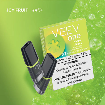 VEEV One Pods - Yellow Green - Hootz