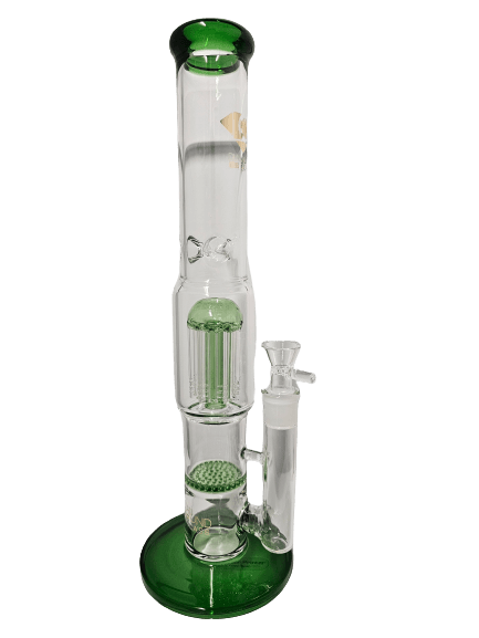 Diamond Glass 16" Tree Honeycomb Bong - Hootz