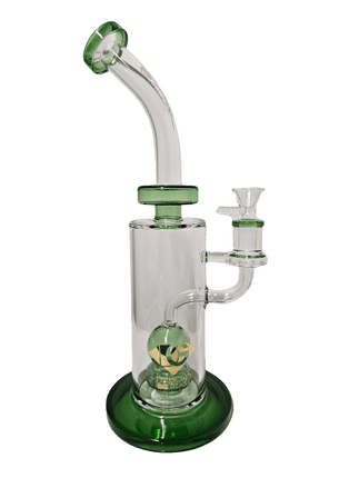 Diamond Glass 12" Globe Perc Bong - Hootz