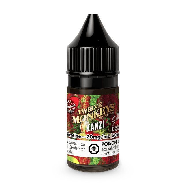 Twelve-Monkeys-Salt-kanzi-nic-vape-juice-10mg-20mg-high-nicotine-maple-ridge-langley-vape-shop-hootz
