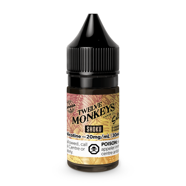 Twelve-Monkeys-Salt-shoku-salt-nic-vape-juice-10mg-20mg-high-nicotine-maple-ridge-langley-vape-shop-hootz