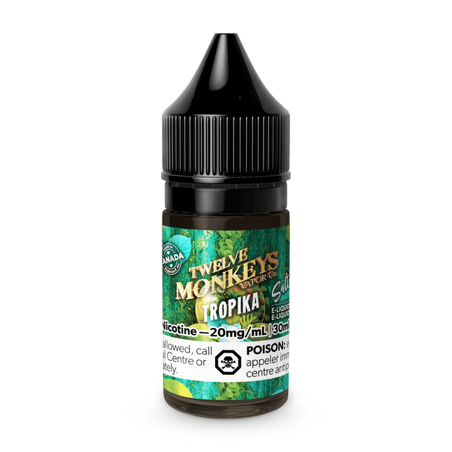 Twelve-Monkeys-Salt-tropika-salt-nic-vape-juice-10mg-20mg-high-nicotine-maple-ridge-langley-vape-shop-hootz