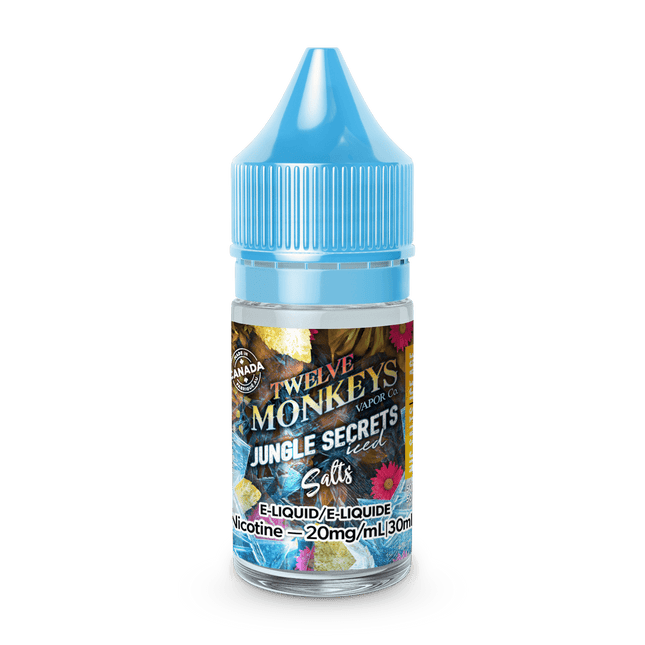 Twelve-Monkeys-ice-age-Salt-jungle-secrets-nic-vape-juice-10mg-20mg-high-nicotine-maple-ridge-langley-vape-shop-hootz
