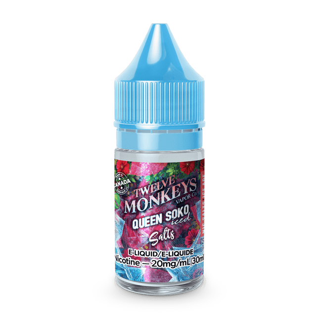 Twelve-Monkeys-ice-age-Salt-queen-soko-nic-vape-juice-10mg-20mg-high-nicotine-maple-ridge-langley-vape-shop-hootz