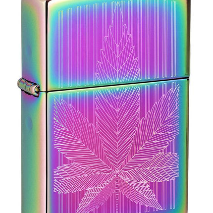 Zippo-Premium-Lighters-7color-cannabis-leaf-gift-idea-novelty-items-maple-ridge-langley-hootz