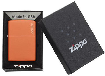 Zippo-Premium-Lighters-matte-orange-gift-idea-novelty-items-maple-ridge-langley-hootz