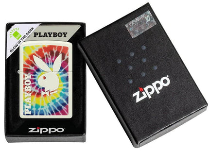 Zippo-Premium-Lighters-playboy-bunny-tie-dye-golw-in-the-dark-gift-idea-novelty-items-maple-ridge-langley-hootz