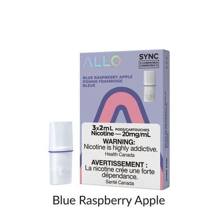 allo sync pods - blue raspberry apple