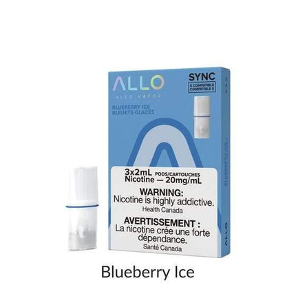 allo sync pods - blueberry ice