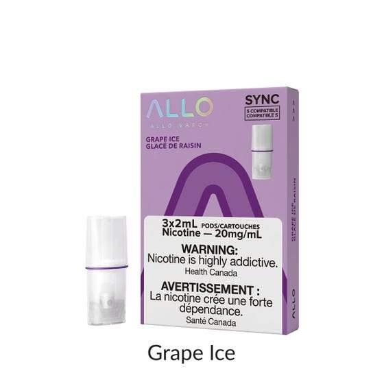 allo sync pods - grape ice