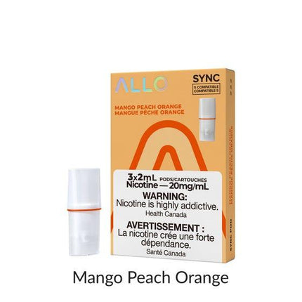 allo sync pods - mango peach orange
