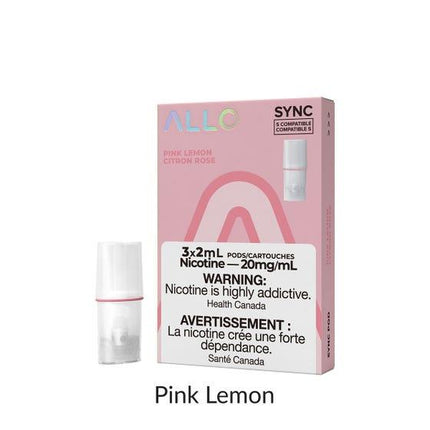 allo sync pods - pink lemon