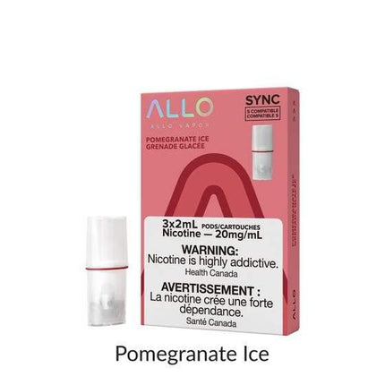 allo sync pods - pomegranate ice