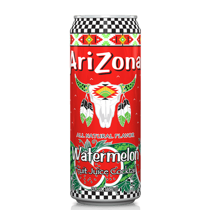 arizona tea cans - 680ml watermelon