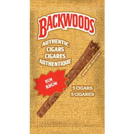 backwoods cigars 5-pack rum