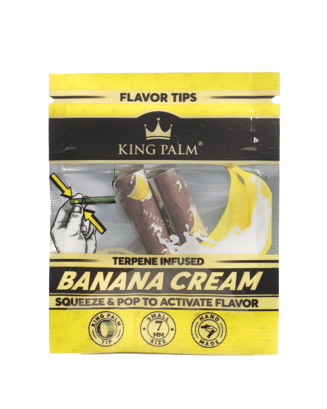 king palm flavor filter tips banana cream