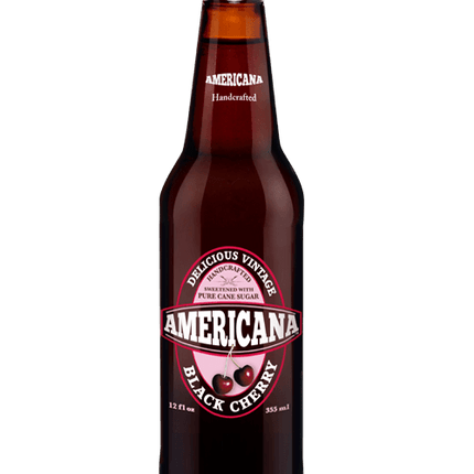 Americana Black Cherry Soda 355ml - Hootz