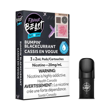 Flavour Beast Pods - Bumpin Blackcurrant Iced - Hootz