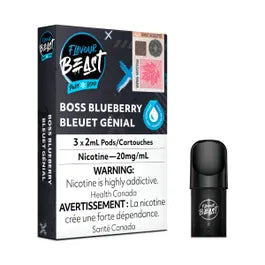 Flavour Beast Pods - Boss Blueberry Iced - Hootz