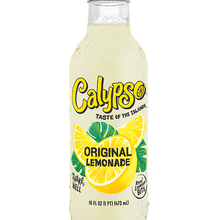 calypso-original-lemonade-glass-bottle-473ml-exotic-premium-drink-snack-vape-shop-maple-ridge-langley-hootz