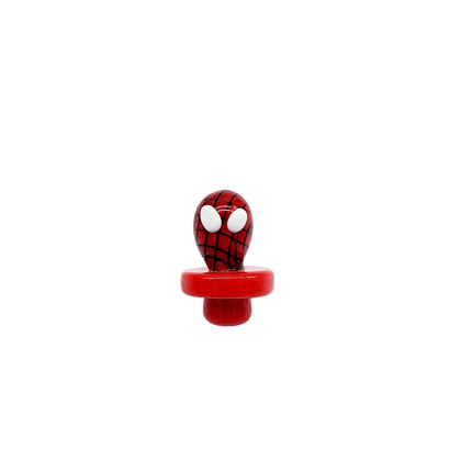 characterized solid carb caps spider man