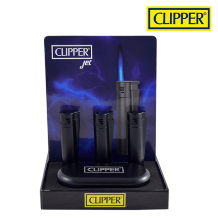clipper jet metal torch lighters black