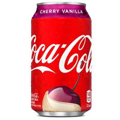 coca cola cans - 355ml cherry vanilla