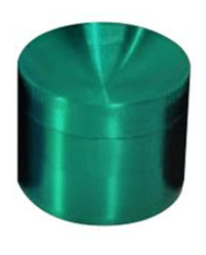 concaved 4 piece grinders green