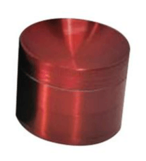 concaved 4 piece grinders red