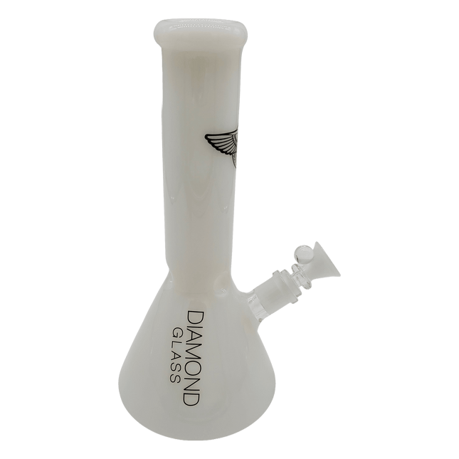 diamond-glass-12-white-beaker-bong-water-pipe-smoking-accessory-maple-ridge-langley-vape-smoke-shop-hootz