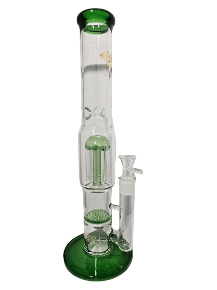 diamond-glass-16-green-tree-honeycomb-percolator-rig-bong-water-pipe-smoking-accessory-maple-ridge-langley-vape-smoke-shop-hootz