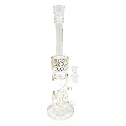 diamond-glass-16-recycler-bong-gold-bong-water-pipe-smoking-accessory-maple-ridge-langley-vape-smoke-shop-hootz-1