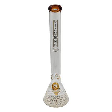 diamond-glass-18-9mm-thick-amber-beaker-bong-water-pipe-smoking-accessory-maple-ridge-langley-vape-smoke-shop-hootz