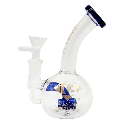 diamond-glass-blue-6-circular-rig-bong-water-pipe-smoking-accessory-maple-ridge-langley-vape-smoke-shop-hootz